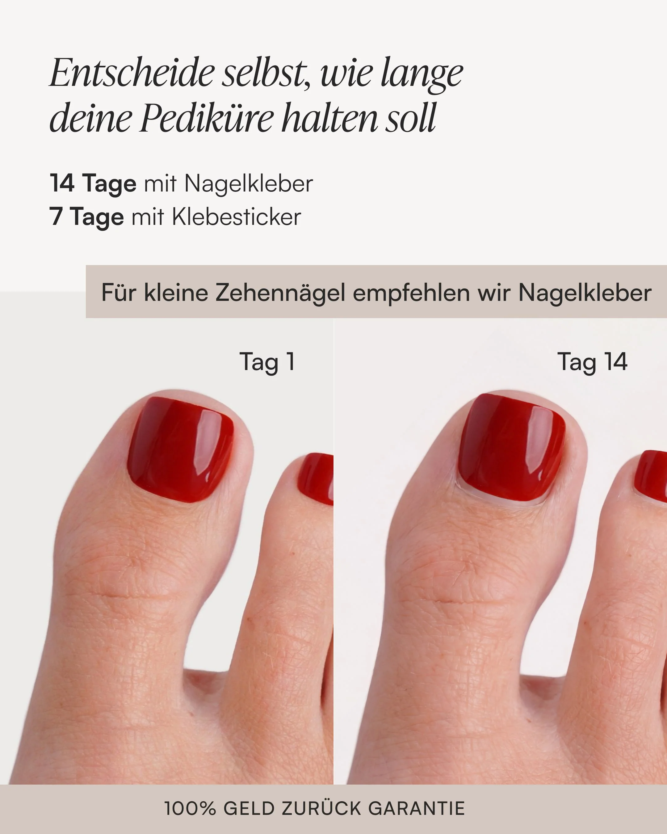 Mon Cheri Extra Short Square Mani & Pedi Set - Soft Gel Press Ons - Image 5