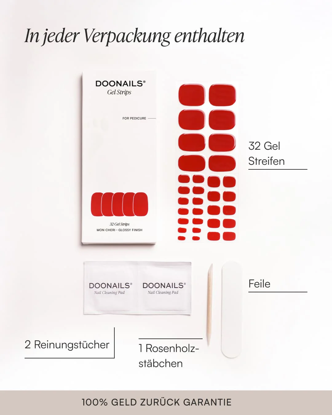 Sommer Starter Set - Pediküre UV Gel Strips - Image 8