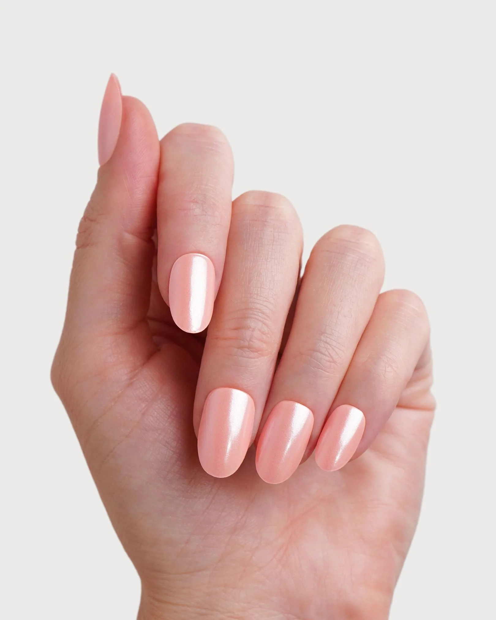 Glazed Peach UV Gel Strips - Image 4