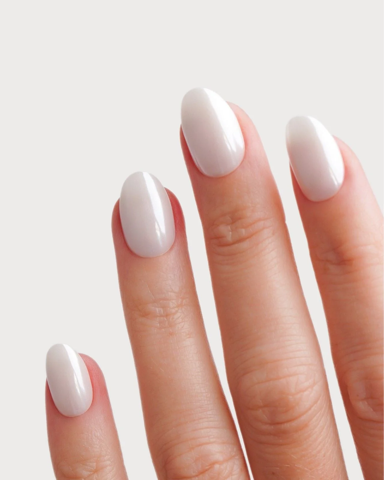 Limited Edition Glazed Pearl Short Round Soft Gel Press Ons - Image 2