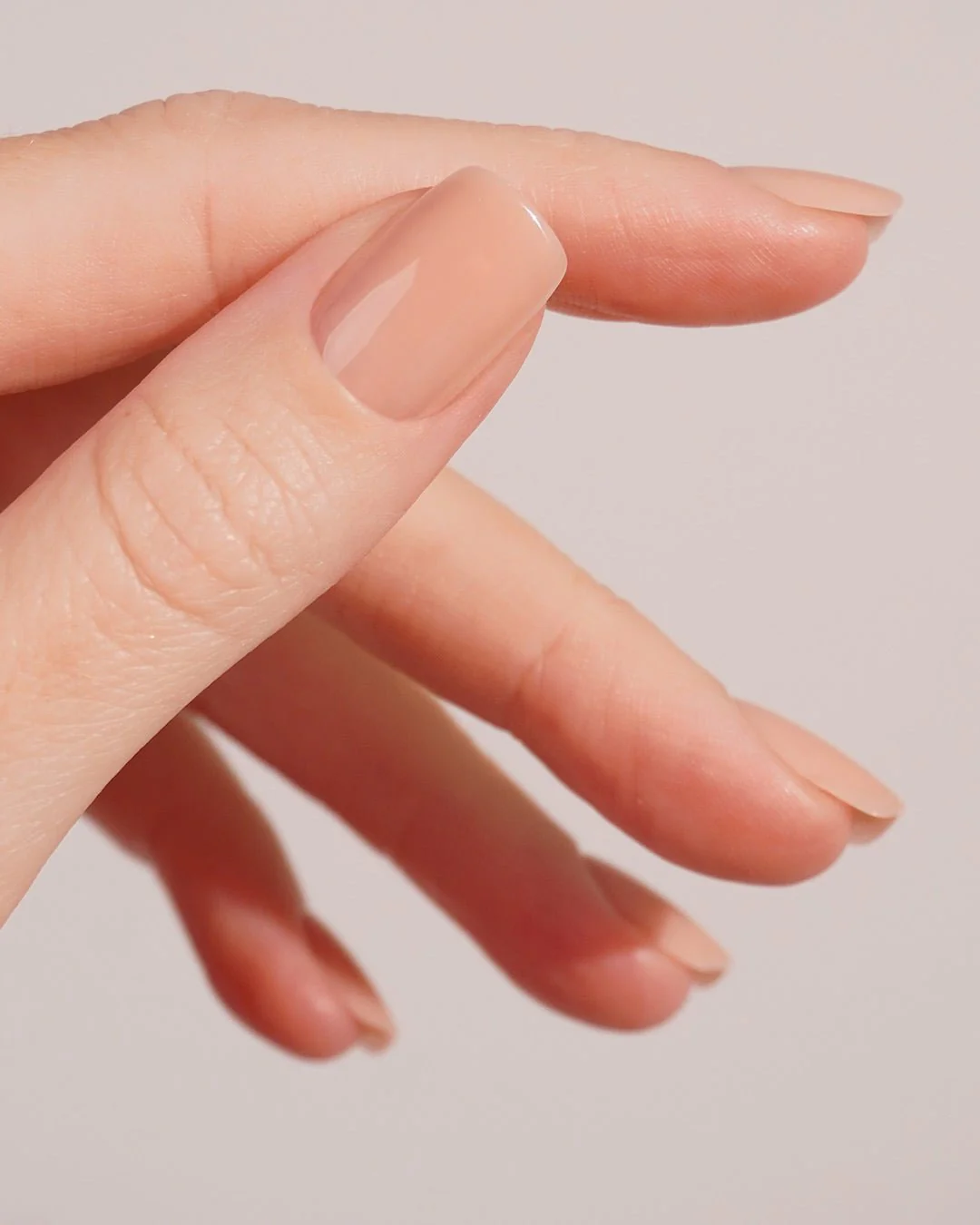 Latte Short Square Soft Gel Press Ons - Image 2
