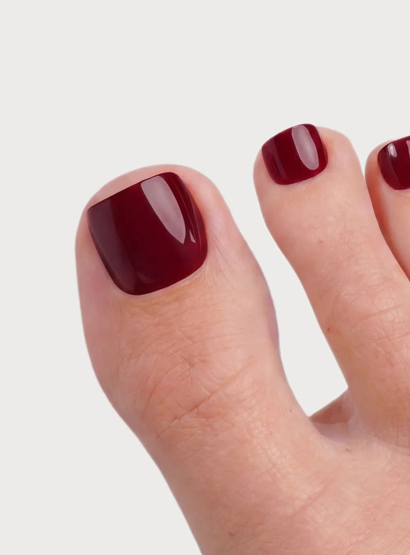 Love Paris Short Round Mani & Pedi Set - Soft Gel Press Ons - Image 4