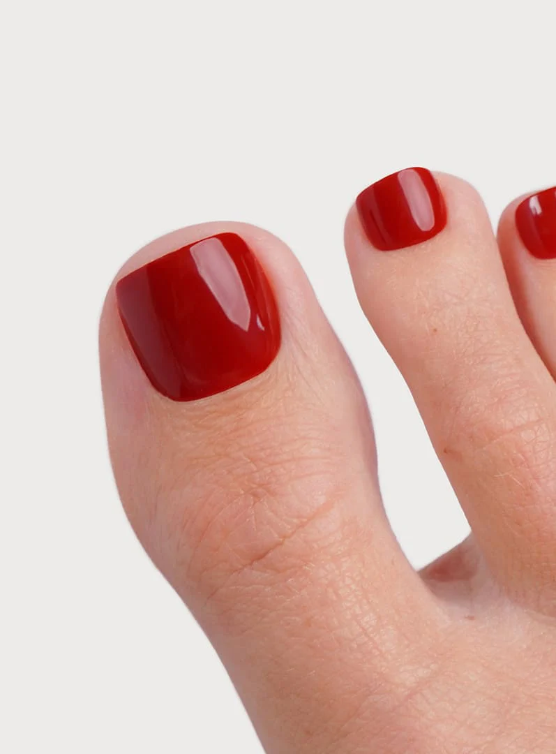 Mon Cheri Extra Short Square Mani & Pedi Set - Soft Gel Press Ons - Image 4