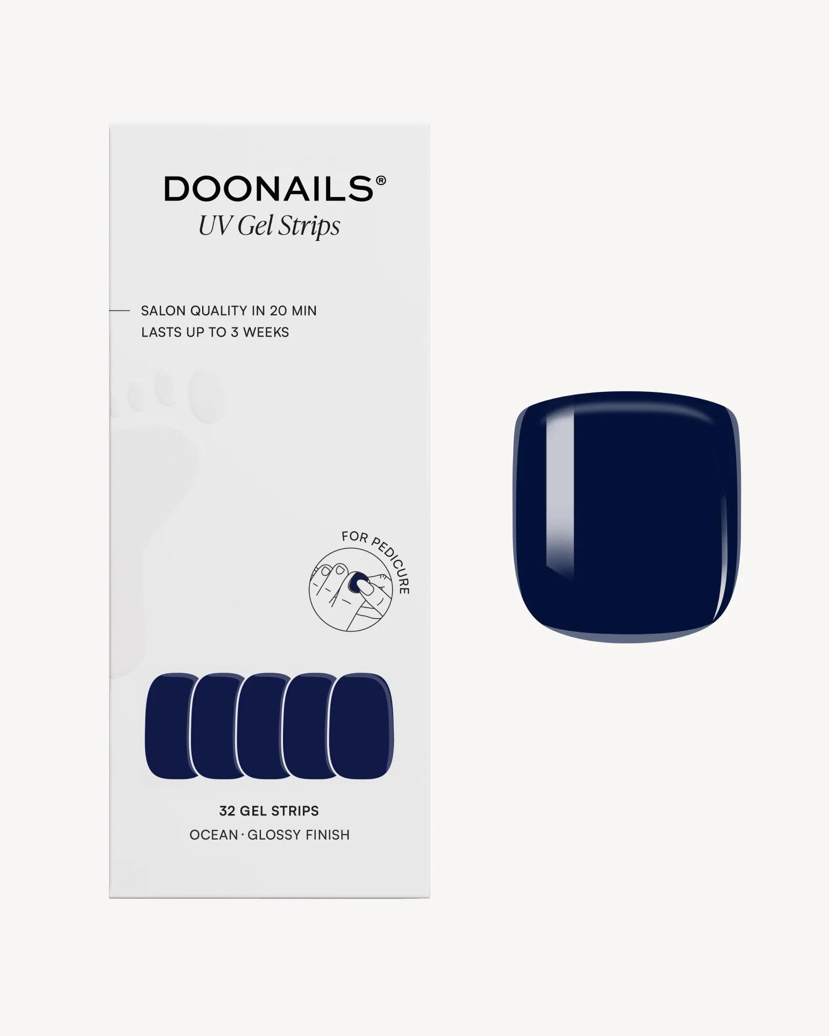 Ocean Pediküre UV Gel Strips