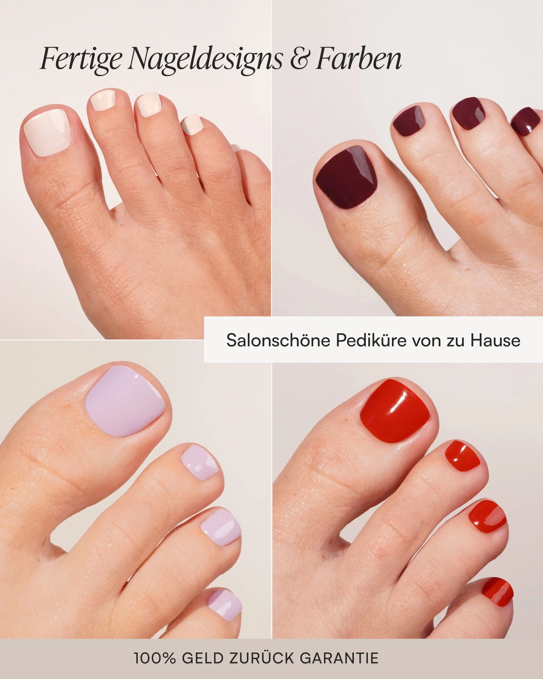 Sommer Starter Set - Pediküre UV Gel Strips - Image 3