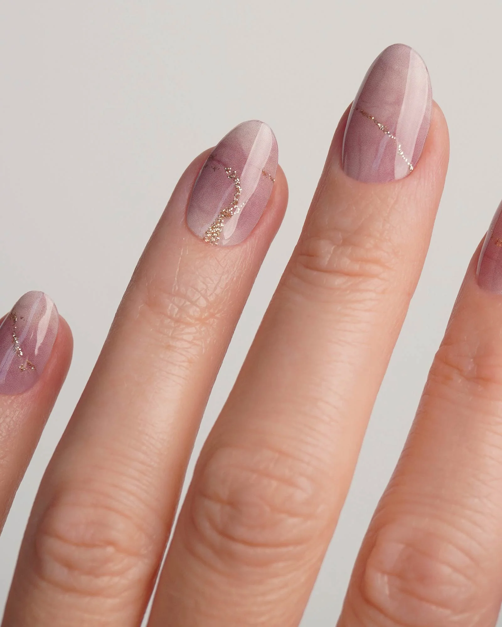 Rose Marble UV Gel Strips - Image 2