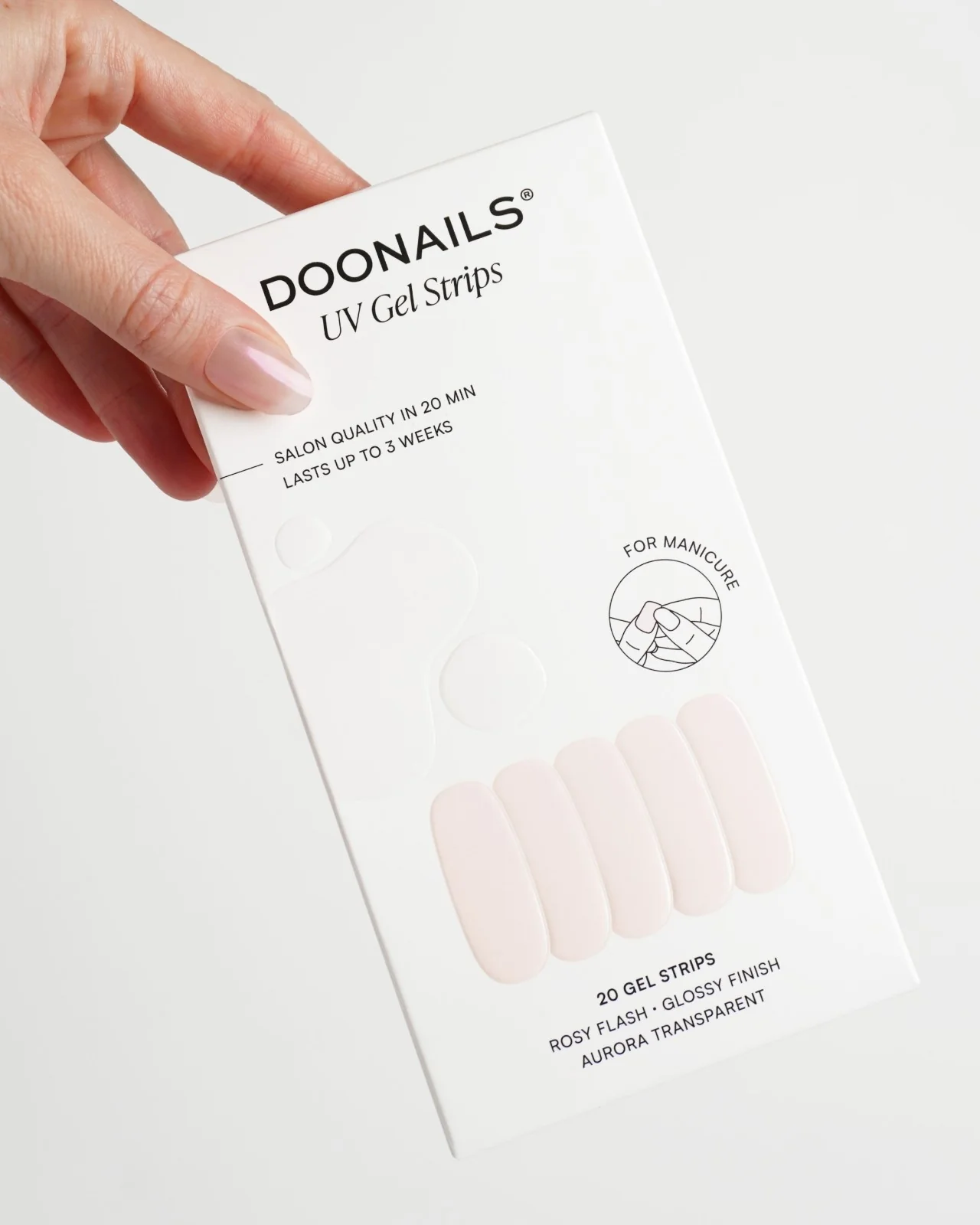 Rosy Flash UV Gel Strips - Image 3