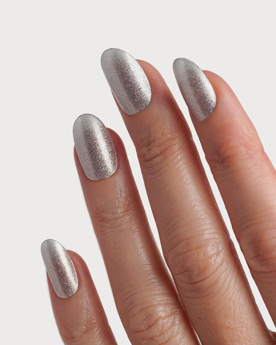 Silver Shimmer UV Gel Strips - Image 2