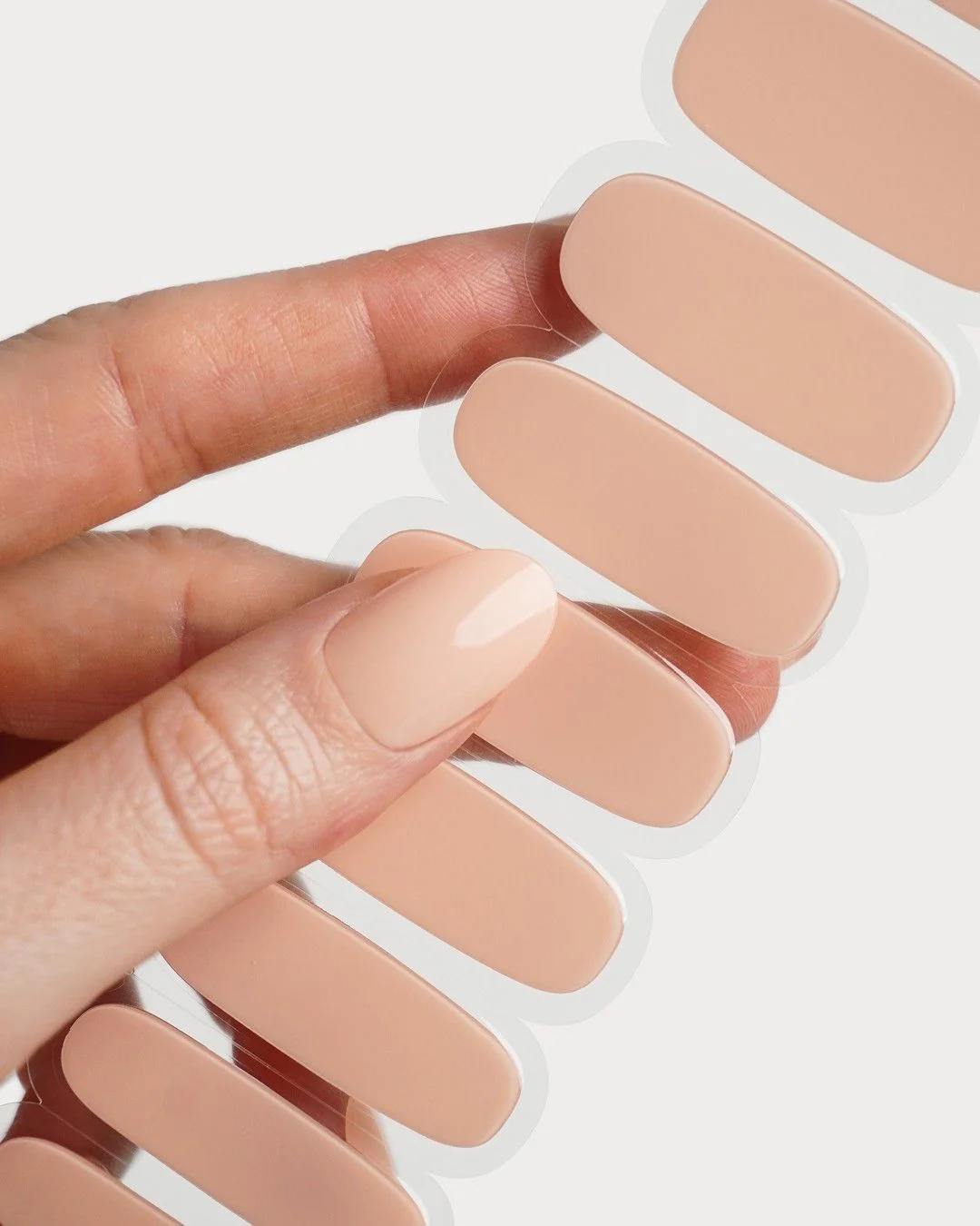 Soft Apricot UV Gel Strips - Image 5