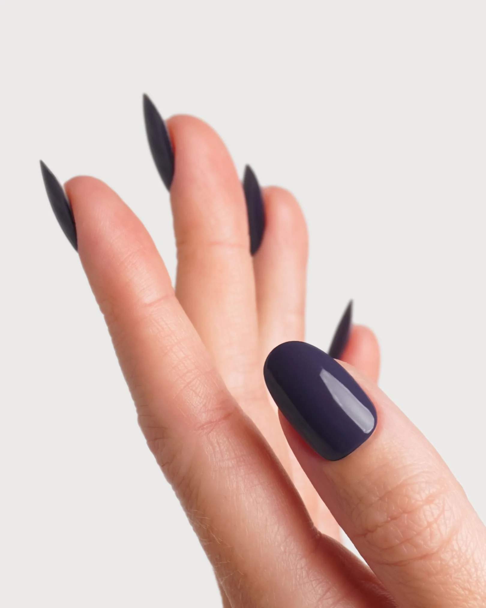 Stormy Grey UV Gel Strips - Image 4