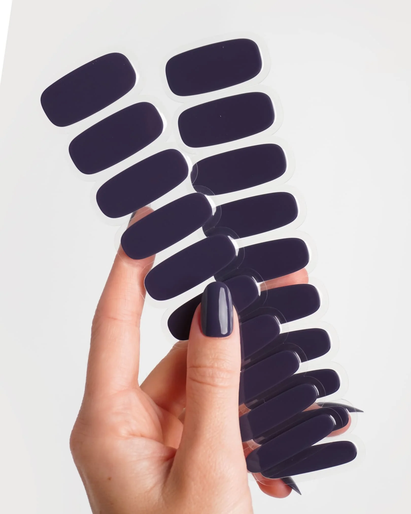 Stormy Grey UV Gel Strips - Image 5