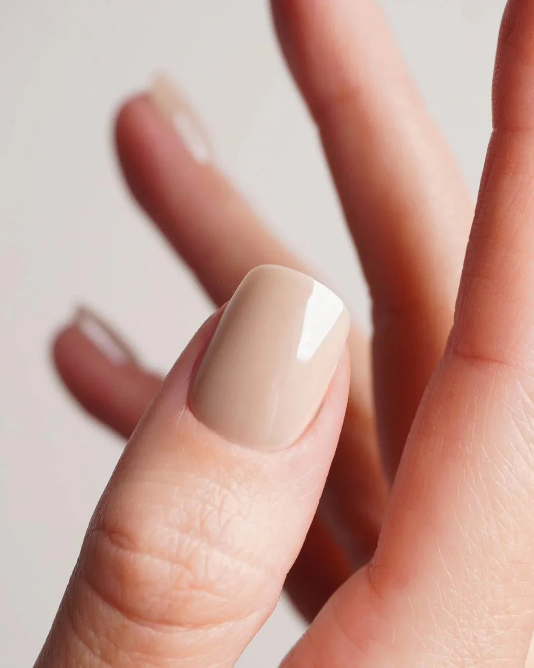 Toffee Extra Short Square Soft Gel Press Ons - Image 2