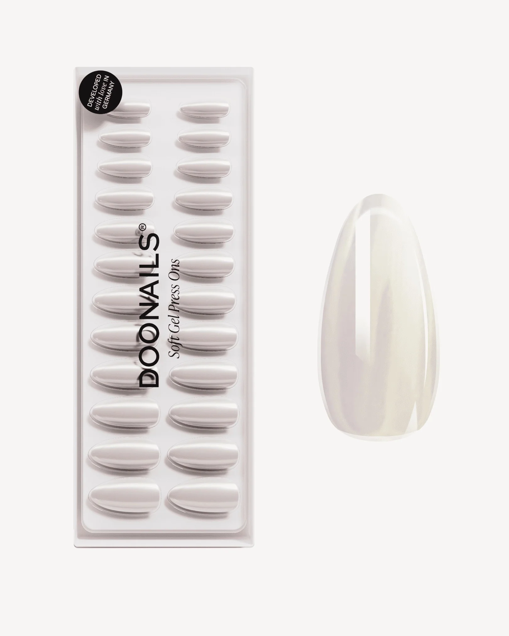 Toffee Medium Almond Soft Gel Press Ons