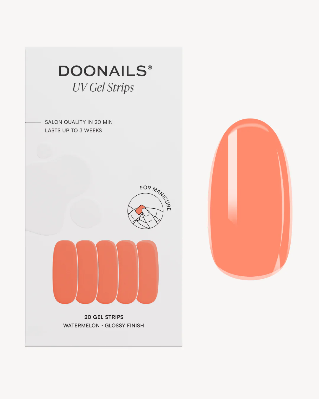 Watermelon UV Gel Strips